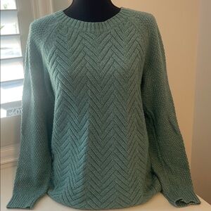 Sonoma Teal Knit Sweater